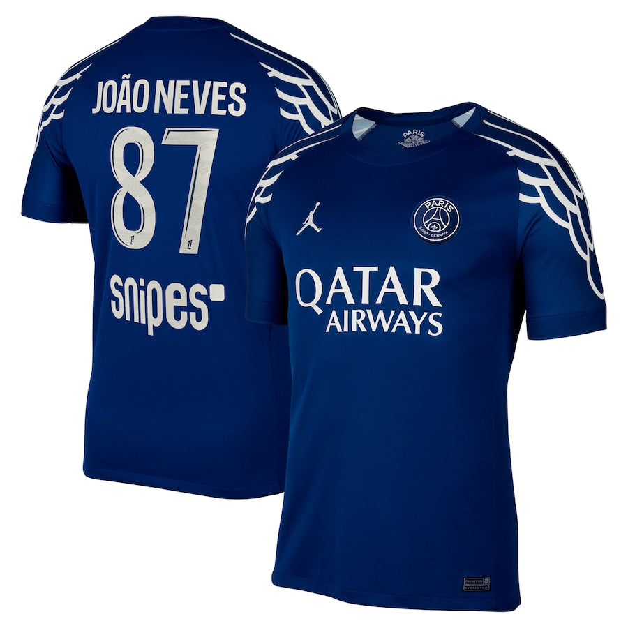 Paris Saint-Germain Vierde Shirt 2024/25 - João Neves - Heren